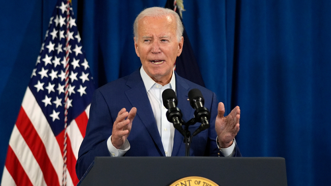 Biden seriously condemns the assassination attempt on Donald Trump's life