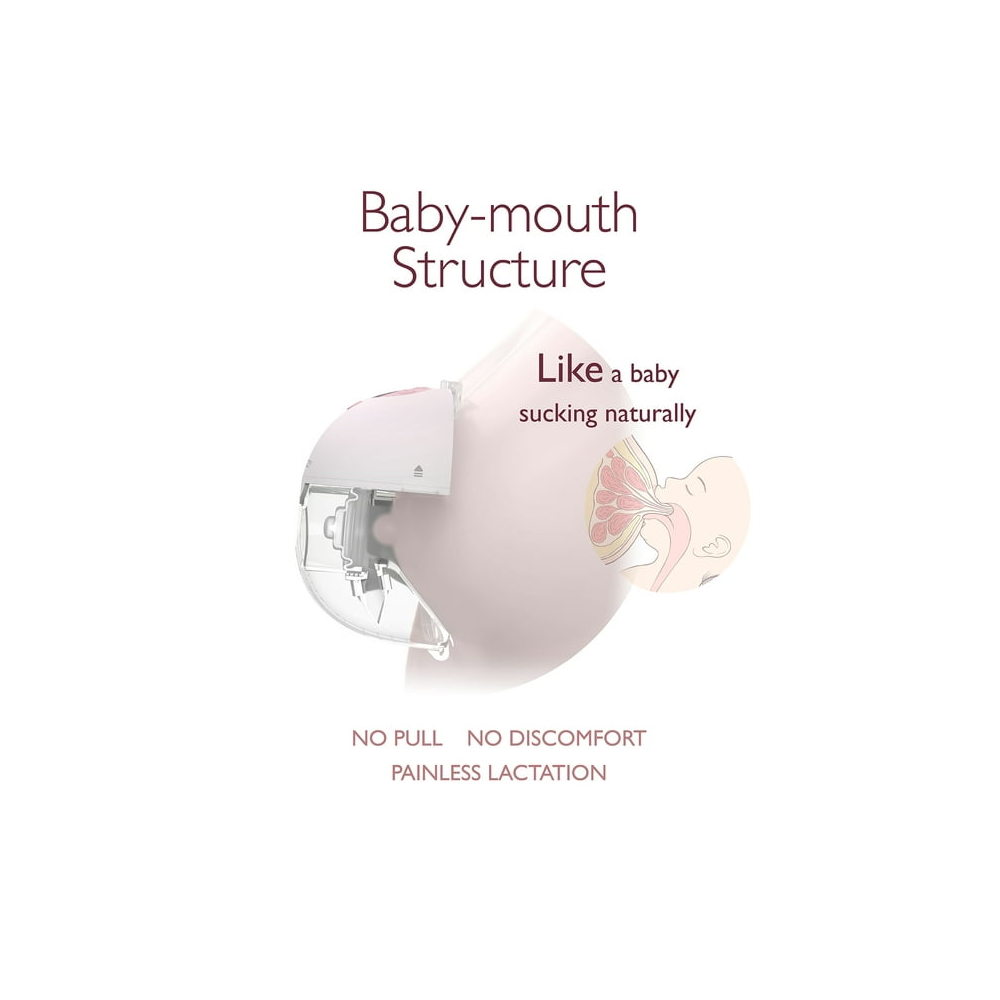 Momcozy M5 Hands-Free Wearable Breast Pump 3 Modes 9 Suction Levels Portable Electric Pump