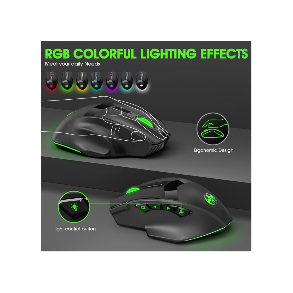 Wireless Gaming Mouse 16000 DPI Adjustable Bluetooth mouse