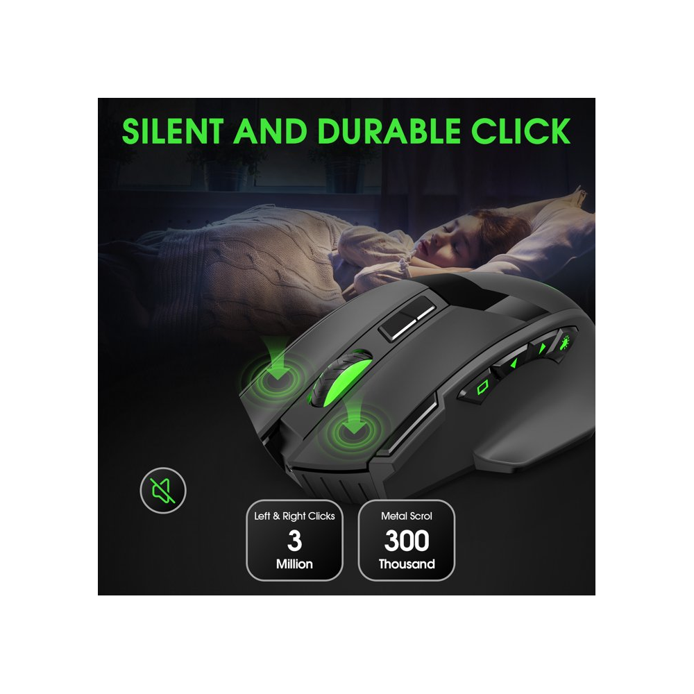 Wireless Gaming Mouse 16000 DPI Adjustable Bluetooth mouse