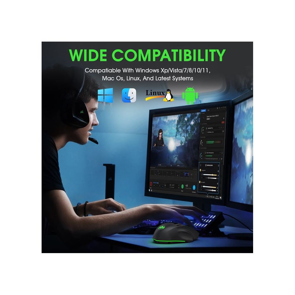 Wireless Gaming Mouse 16000 DPI Adjustable Bluetooth mouse