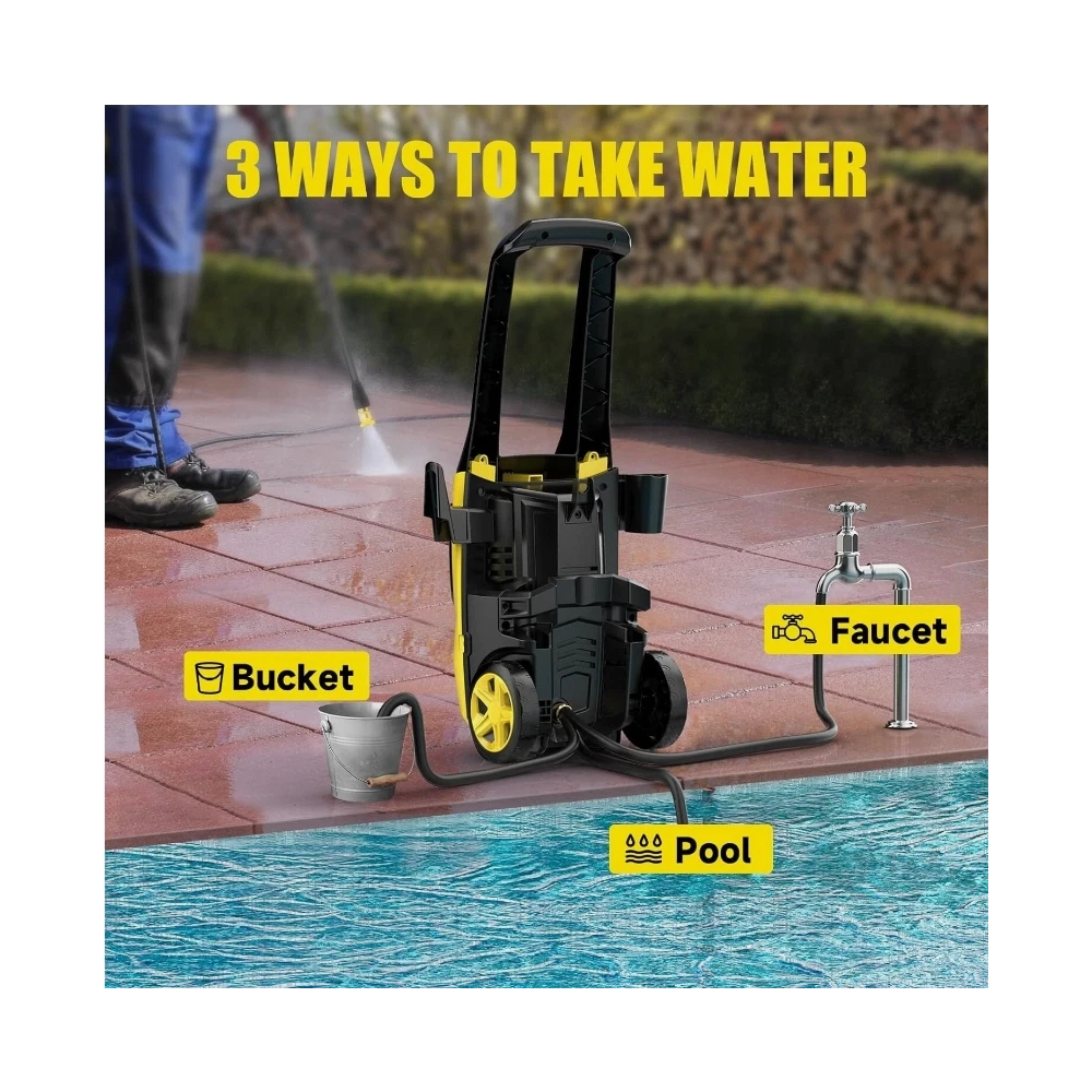 Electric Pressure Washer 4300 PSI MAX 2.8 GPM Power Washer with 4 Nozzles