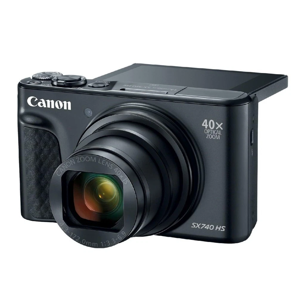 Canon PowerShot SX740 HS 20.3MP 4K Digital Camera 40x Optical Zoom Wi-Fi