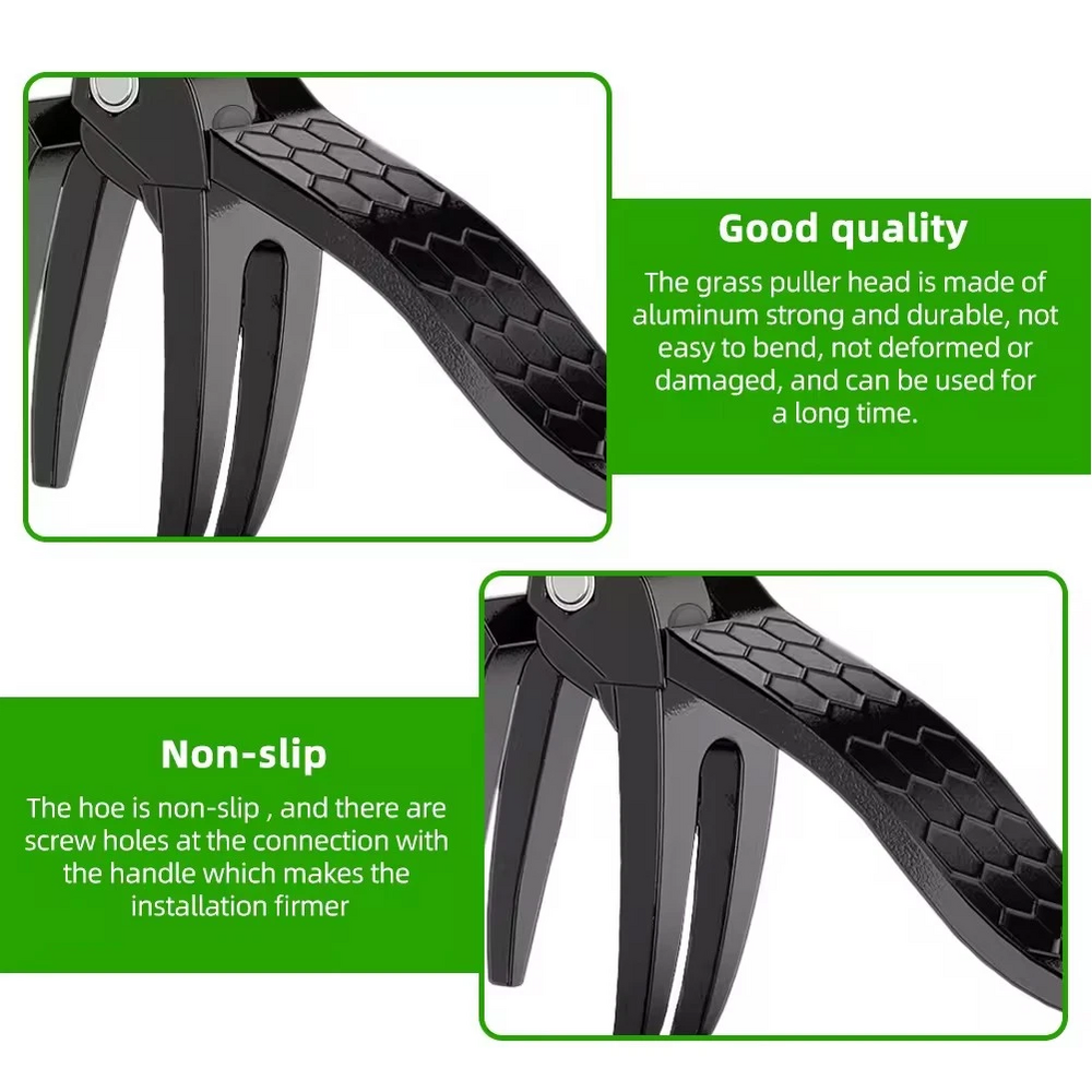 Weeder Puller Stand Up Weed Tool Handle Claw Garden Outdoor Root Remover Killer