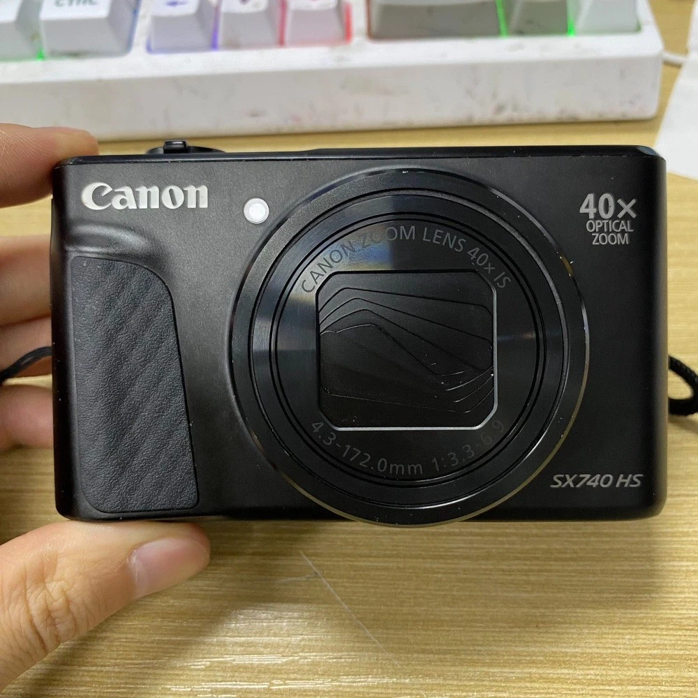 Canon PowerShot SX740 HS 20.3MP 4K Digital Camera 40x Optical Zoom Wi-Fi