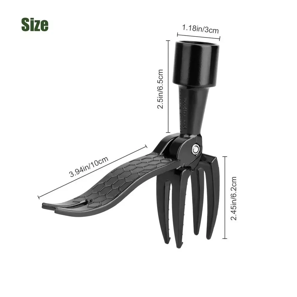 Weeder Puller Stand Up Weed Tool Handle Claw Garden Outdoor Root Remover Killer
