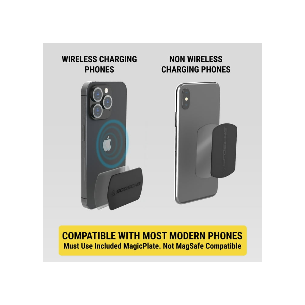 360° Adjustable Magnet Head Black phone holder