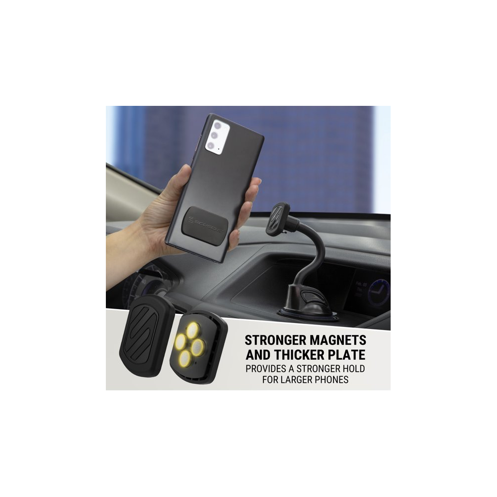 360° Adjustable Magnet Head Black phone holder