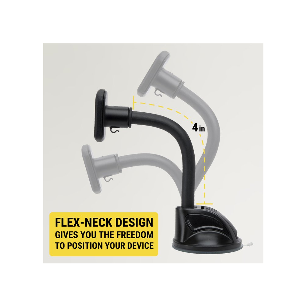 360° Adjustable Magnet Head Black phone holder