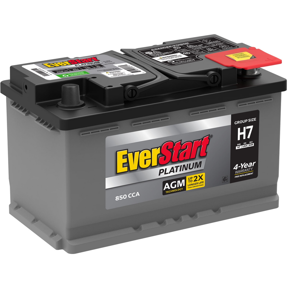 Platinum AGM Automotive Battery Group Size H7 LN4 94R 12 Volt minimum 800