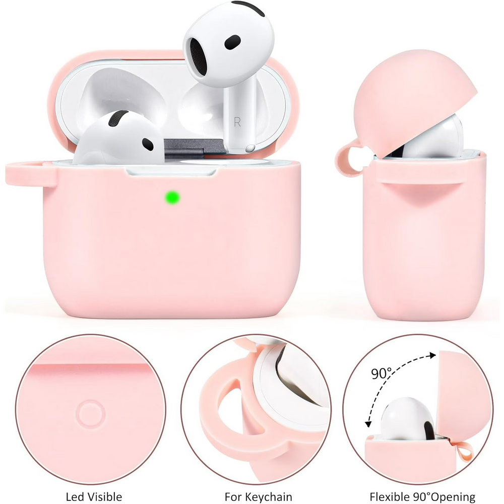 Apple Airpods 4 Case Cover with Cherry Keychain