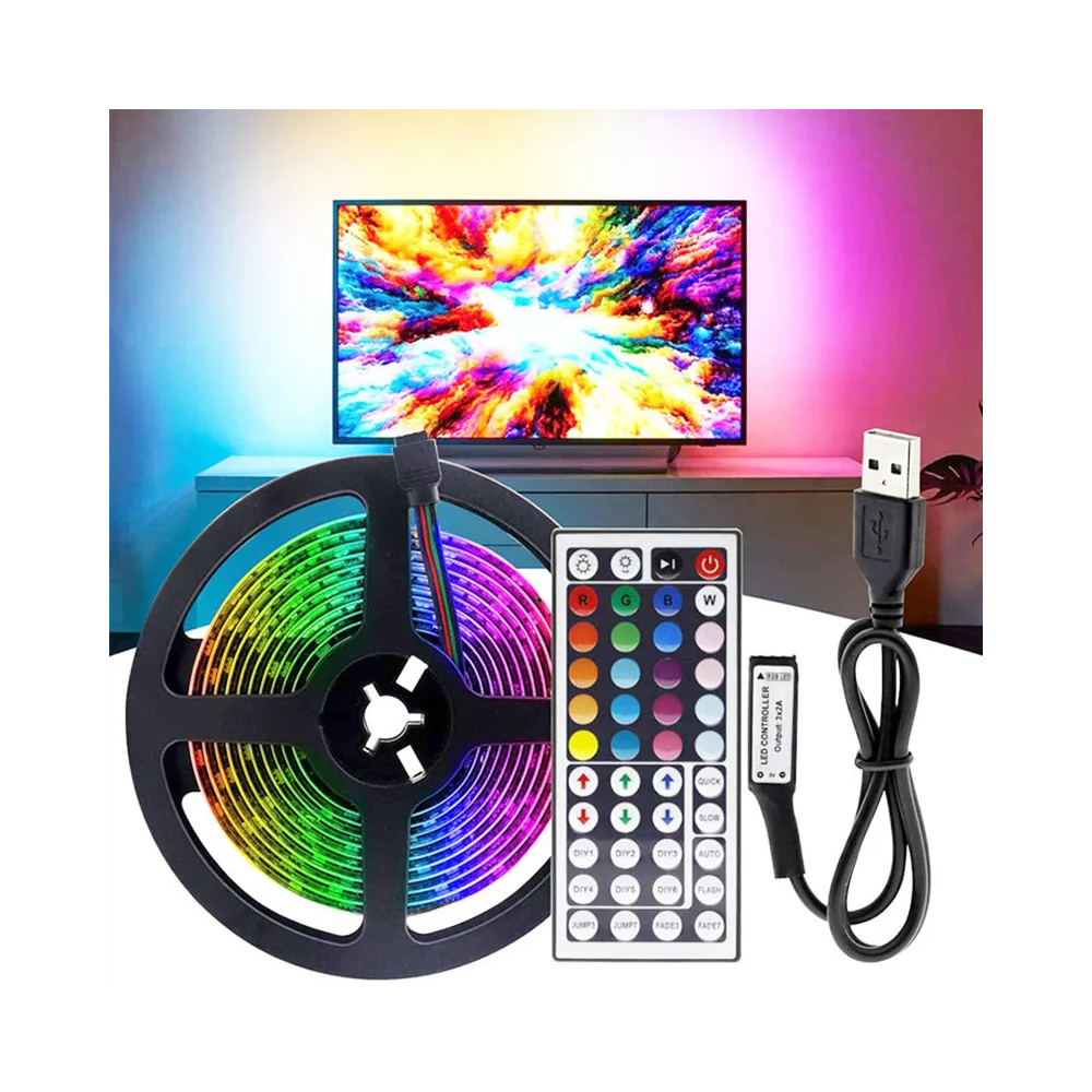 LED Strip RGB USB Lights with remote