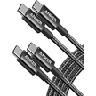 2pack Anker 60W PD Charger Cable USB C to USB C Fast Charging