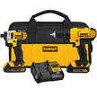 Dewalt 20v max xr brushless 2 set tool combo kit