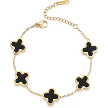 18K Gold Plated Clover Lucky Bracelet