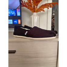 Toms unisex cover shoe black size 10