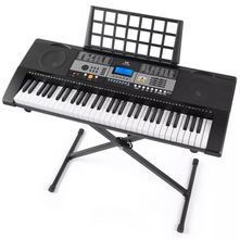 Electric 61 Key Piano Keyboards with Stand MP3 USB MIDI Headphone Microphone