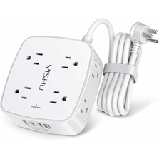 Original 6Ft 8 Socket Surge Protector Power Strip