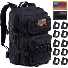 Black Tactical Backpack, Military Backpack, Molle Backpack