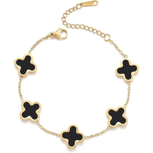 18K Gold Plated Clover Lucky Bracelet
