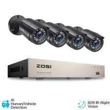 Pack of 4 DVR 1080P Outdoor CCTV Home Security Camera System