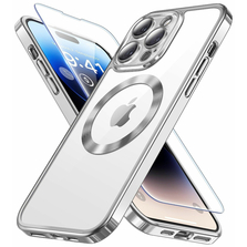 Shockproof Mag Safe Case fits iPhone 15 14 Pro Max 13 12 11 Camera Lens Cover included