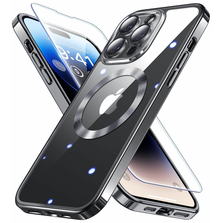 Shockproof Mag Safe Case fits iPhone 15 14 Pro Max 13 12 11 Camera Lens Cover included