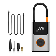 All in 1 Portable Wireless Handheld Car Tire Inflator Air Pump Tyre Compressor 0.2-150 Psi 4 Nozzles Mini Power Bank 4000Mah with USB