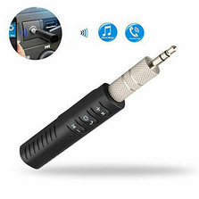 Wireless 3.5mm Car Bluetooth Mini AUX Receptor Receiver Audio Speaker