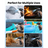 Cordless Air Duster 200000RPM Electric Dust Blower with Brushless Motor 4 Gear Adjustable Jet Dry Blower Air Blower for Computer Keyboard House Pet and Car