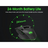 Wireless Gaming Mouse 16000 DPI Adjustable Bluetooth mouse
