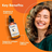 TruSkin Vitamin C Facial Serum Anti-Aging Blend for Brighter-Looking Skin with Soothing Squalane