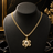 14K Turtle Pendant Gold-Filled Chain Necklace Non Tarnish Luxury Jewlery Set