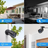 Pack of 4 DVR 1080P Outdoor CCTV Home Security Camera System