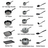 T-fal Easy Care 20 Piece Non-Stick Pots and Pans Cookware full Set