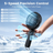 6-inch Portable Handheld Fan 10000mAh Rechargeable Personal Fan up to 40H Runtime 5-Speed Long-Range Airflow 6000RPM Brushless Motor