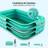 Inflatable Pool 6.9 x 5 x 1.8 ft Family Swimming Pools for Kids Toddlers Infant Adult Rectangular Thickened