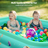 Inflatable Pool 6.9 x 5 x 1.8 ft Family Swimming Pools for Kids Toddlers Infant Adult Rectangular Thickened