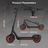 1200W Smart Electric Scooter for Adults 30 MPH & 35 Miles Range