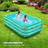 Inflatable Pool 6.9 x 5 x 1.8 ft Family Swimming Pools for Kids Toddlers Infant Adult Rectangular Thickened
