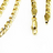 14kt Gold Chain Necklace Cuban Chain Nugget Cross Necklaces for Women and Men