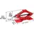 1.5 Ton steel scissor car jack set