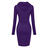 Women's Hooded Sweatshirt Long Sleeve Sweater Jumper Mid dress