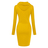 Women's Hooded Sweatshirt Long Sleeve Sweater Jumper Mid dress