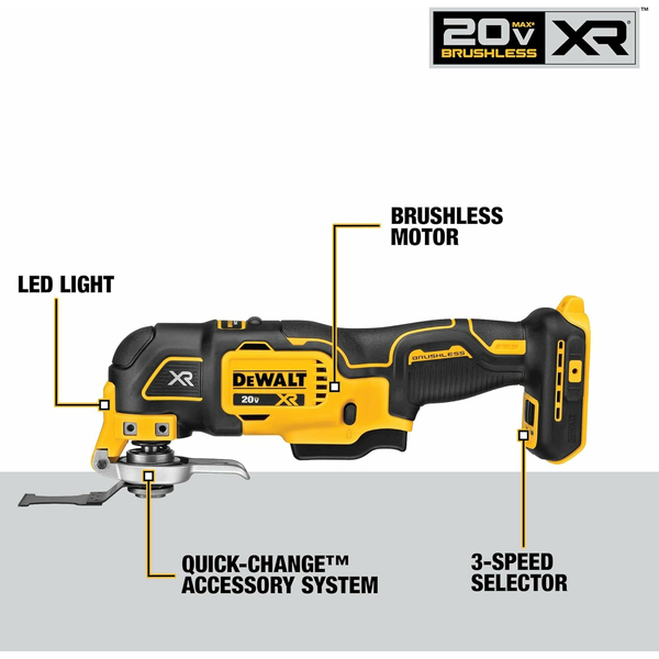 DEWALT 20V Max XR Oscillating Multi-Tool